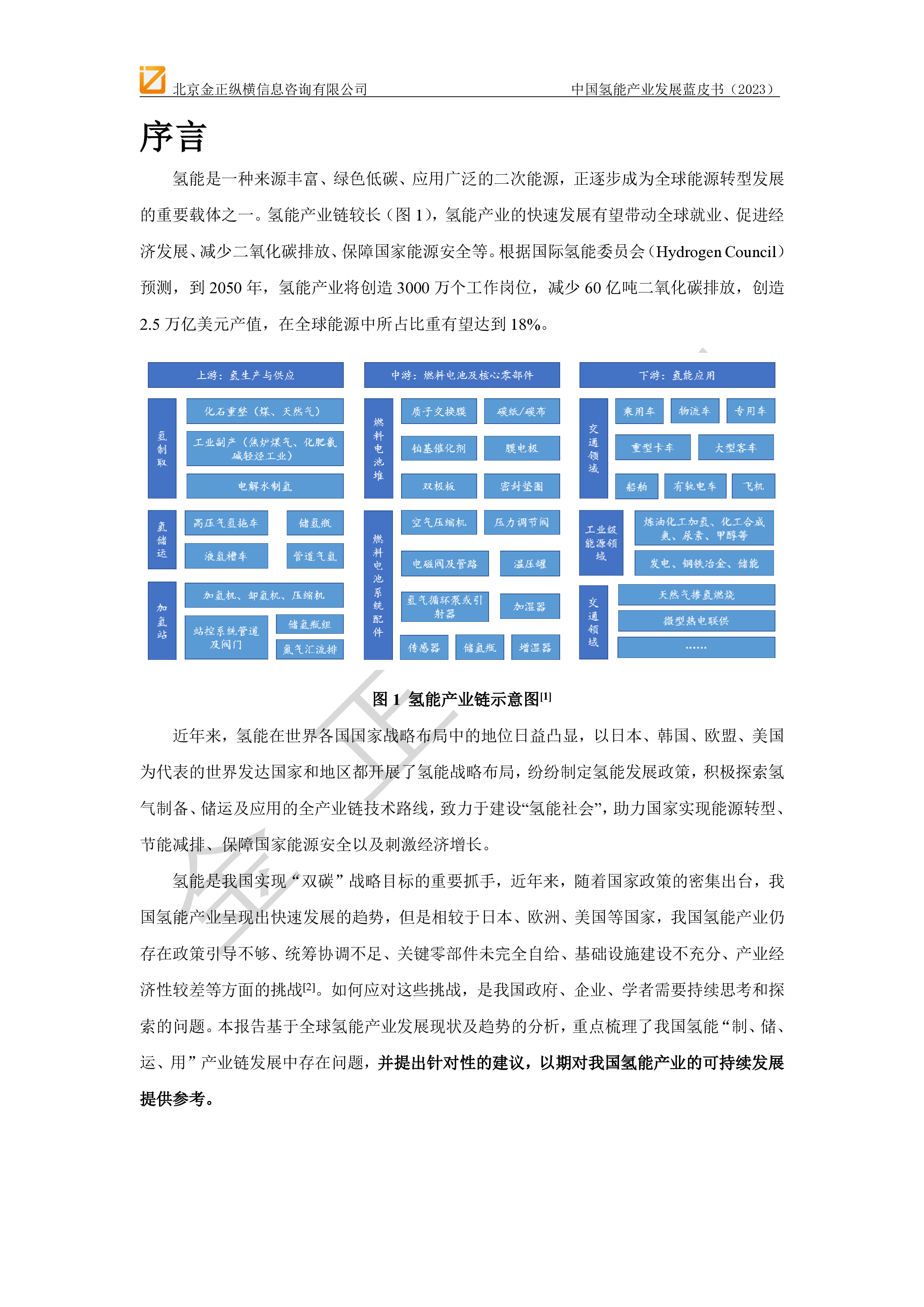 金正纵横2023中国氢能产业发展蓝皮书45页